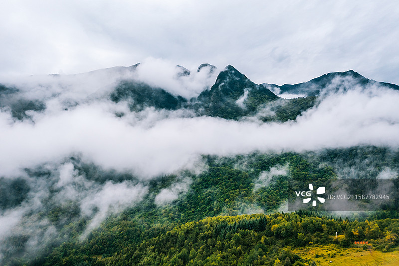 孟屯河谷，避暑圣地图片素材