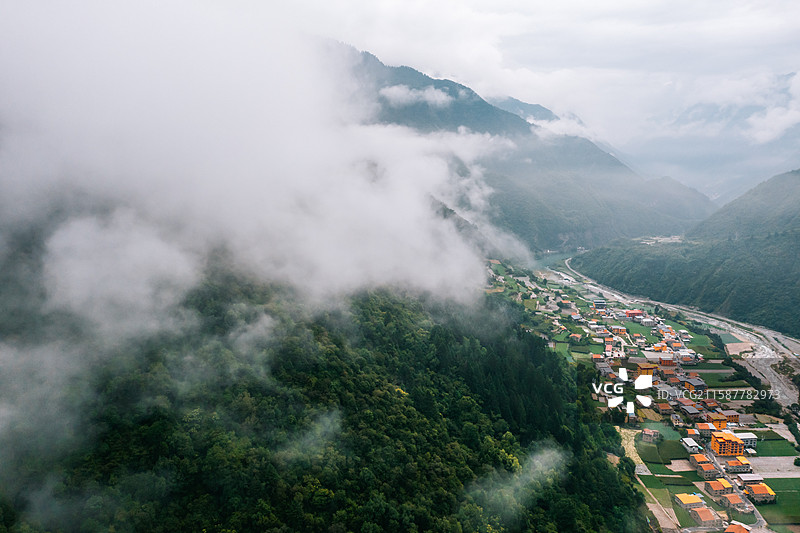 孟屯河谷，避暑圣地图片素材