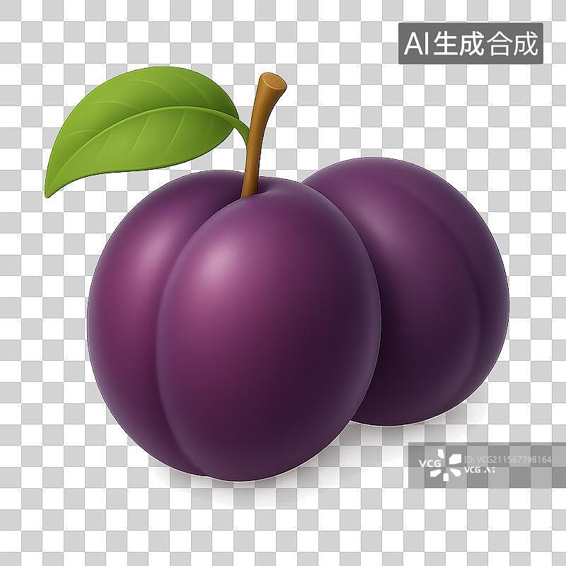 【AI数字艺术】西梅图片素材