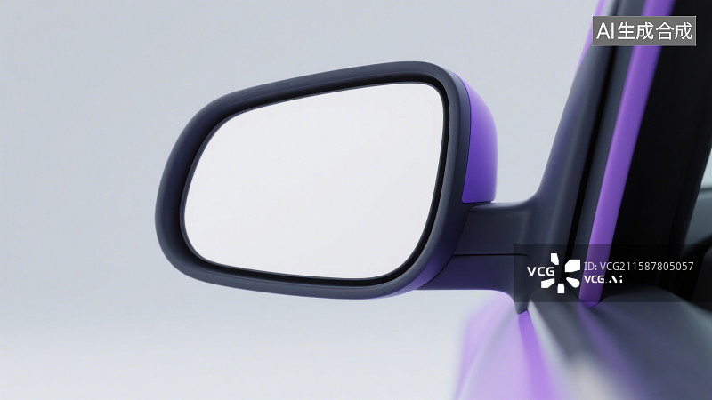【AI数字艺术】3D三维汽车后视镜车镜图片素材