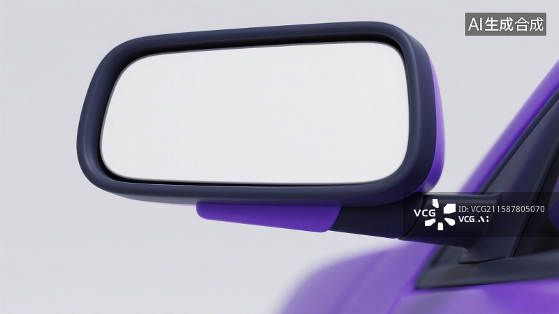 【AI数字艺术】3D三维汽车后视镜车镜图片素材