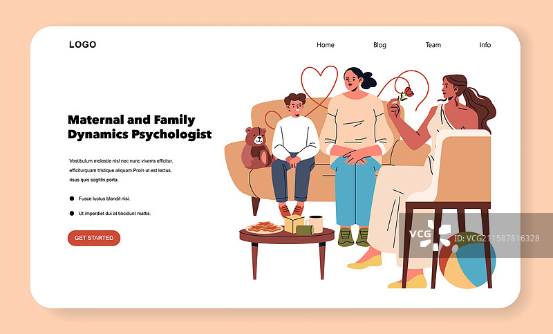 心理治疗师的公寓图片素材