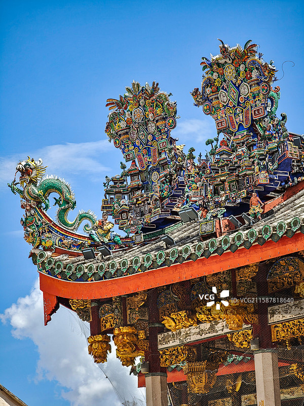 马来西亚槟城龙山堂邱公司图片素材