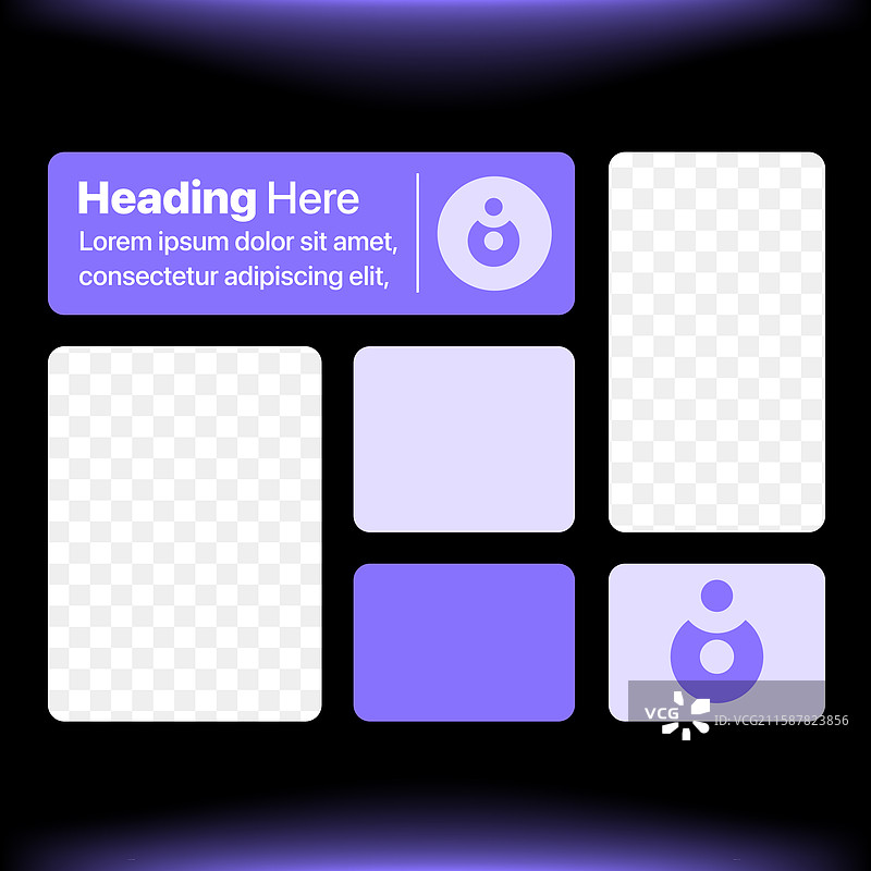 新现代风格社交媒体图形设计图片素材