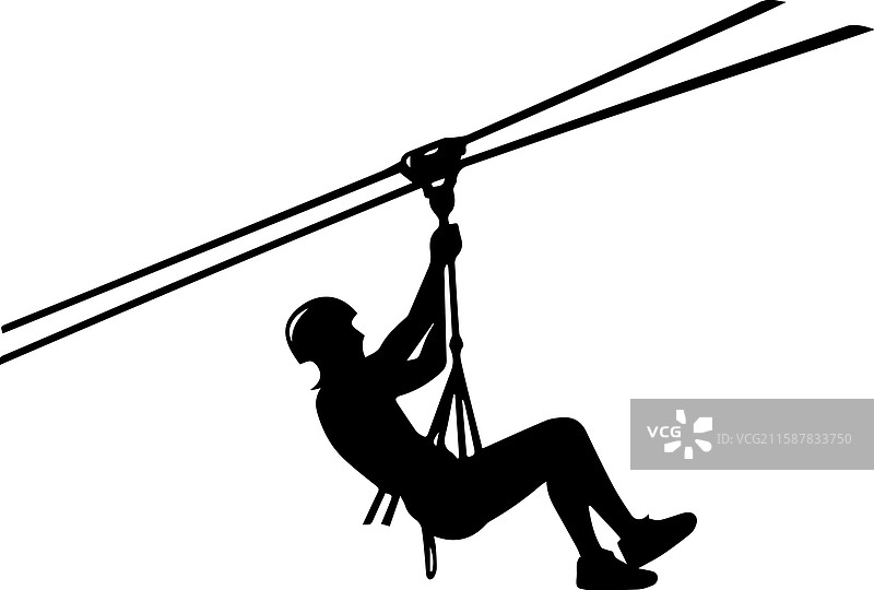 简单的滑索标志设计图标图片素材