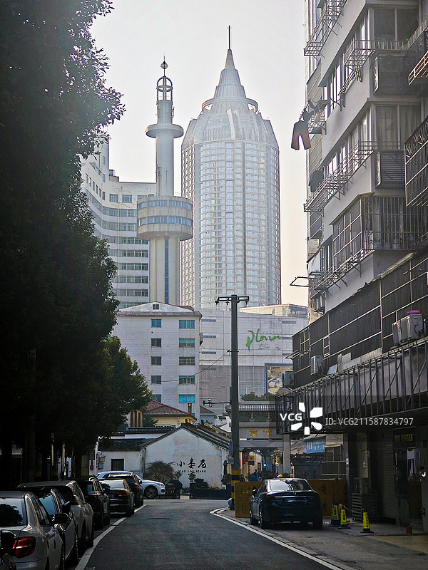 无锡小娄巷历史文化街区背街图片素材