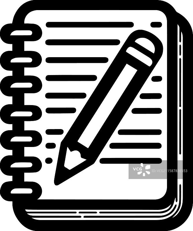 简单的笔记本图标logo设计图片素材