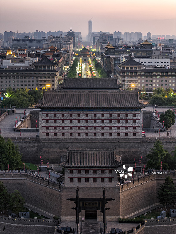 西安城墙永宁门图片素材