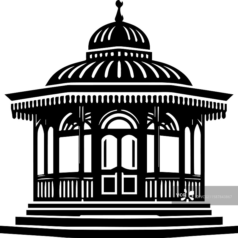 简单的Pabellón Criollo标志设计图标图片素材