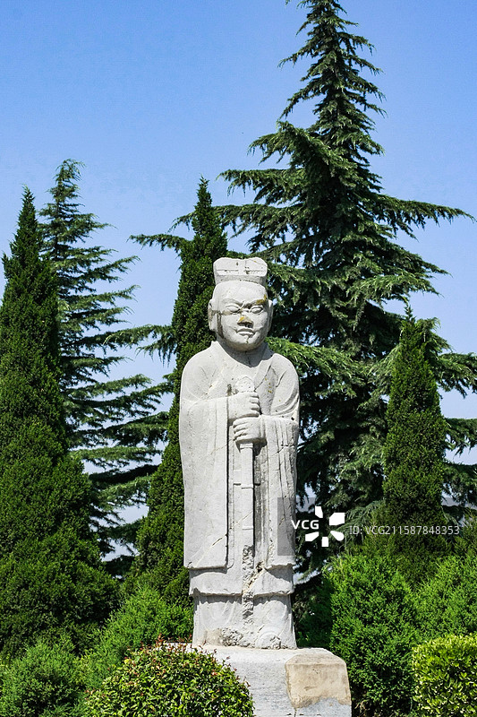 陕西乾陵图片素材