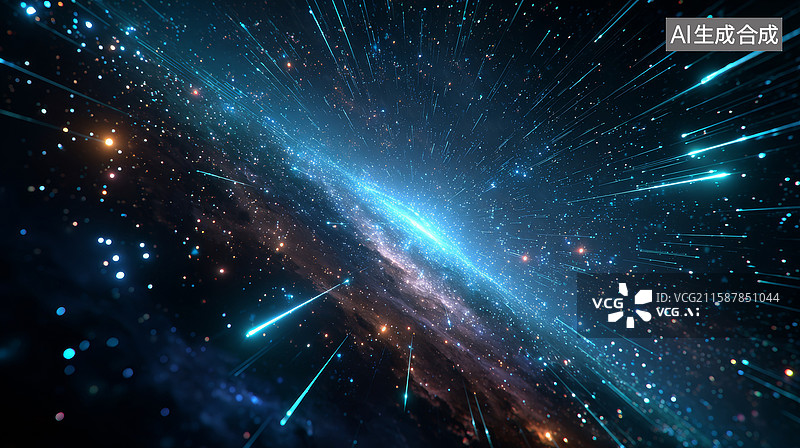 【AI数字艺术】宇宙膨胀与星际旅行图片素材