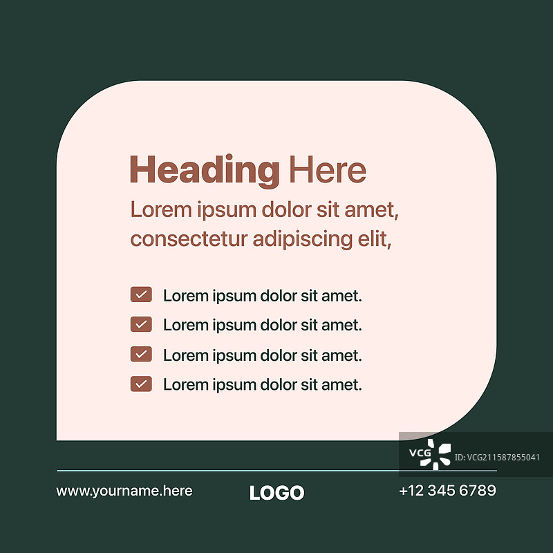 新的简约现代风格的名言卡片图片素材