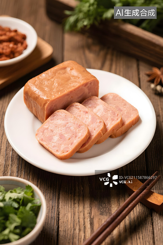 【AI数字艺术】午餐肉的美味诱惑图片素材
