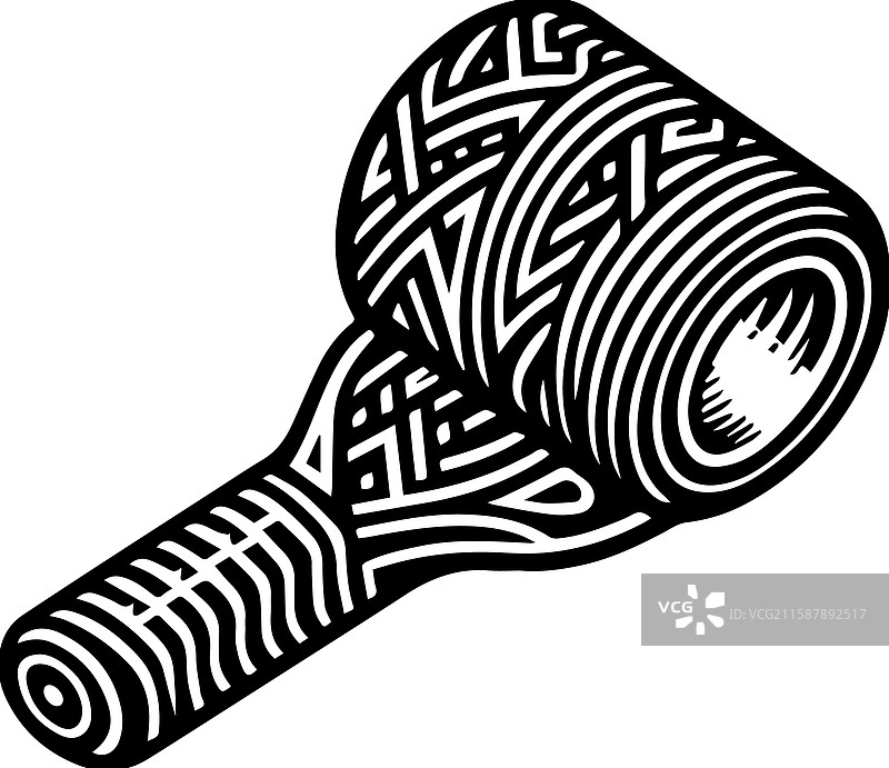 简单的网球握把胶带图标设计图片素材