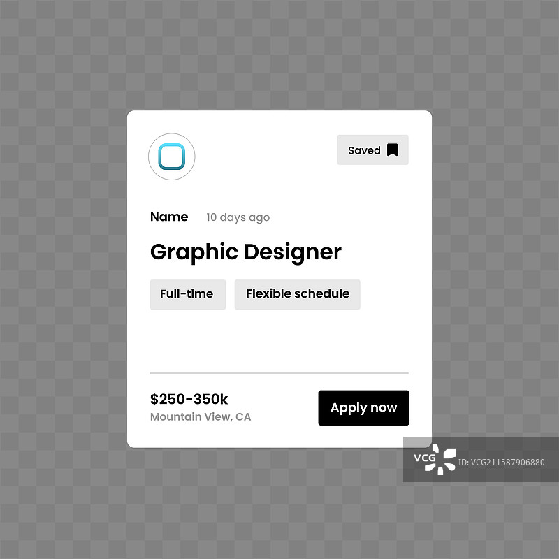 新招聘风格设计 - UI/UX 风格图片素材