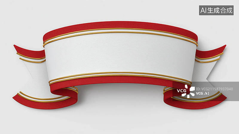 【AI数字艺术】丝带标签横幅图片素材