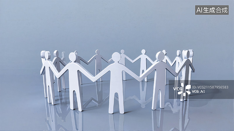 【AI数字艺术】团结一致向前图片素材