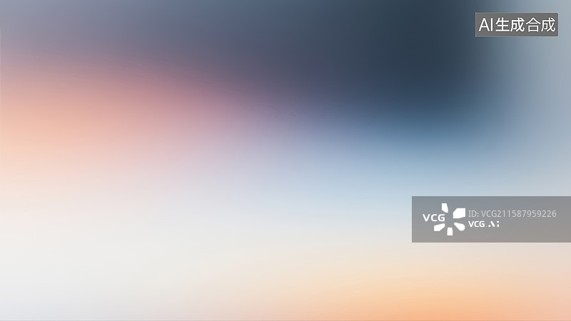 【AI数字艺术】磨砂模糊玻璃插画图片素材