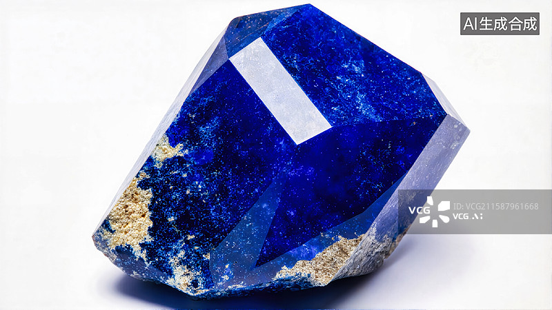 【AI数字艺术】蓝色宝石之美图片素材