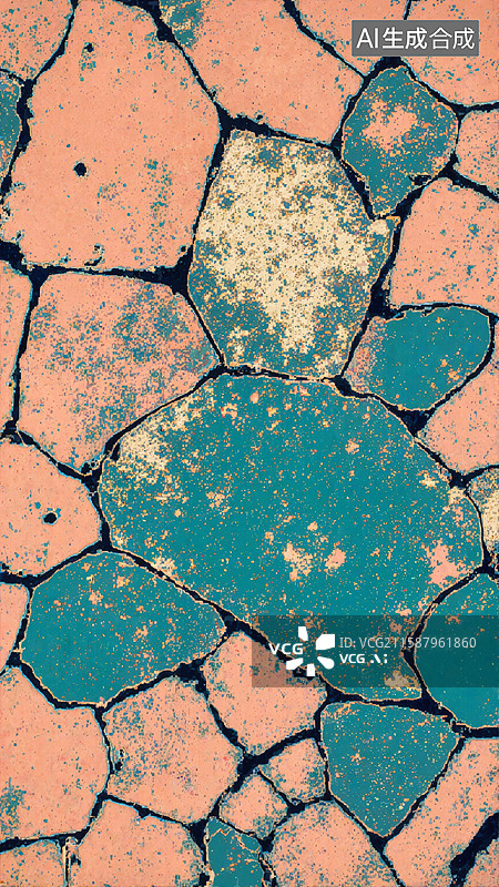 【AI数字艺术】裂纹艺术之美图片素材