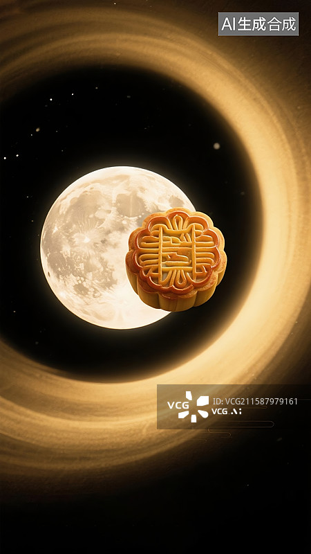 【AI数字艺术】中秋节海报插画图片素材