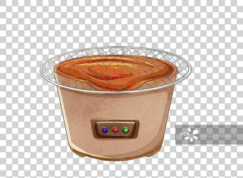 烧烤铁盘烤炉炭炉图片素材