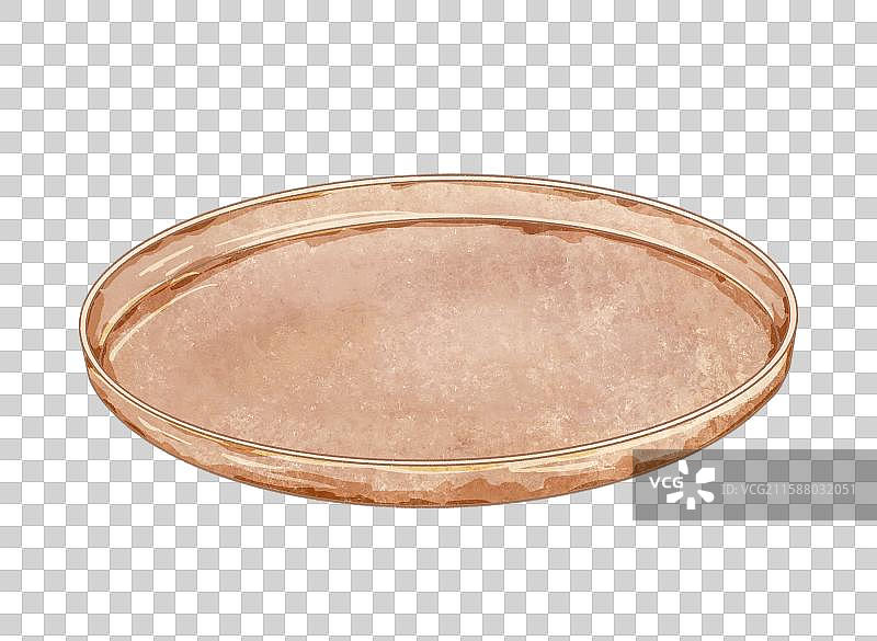 圆形木制托盘茶盘图片素材