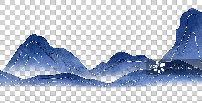 中国传统元素山水群山图片素材