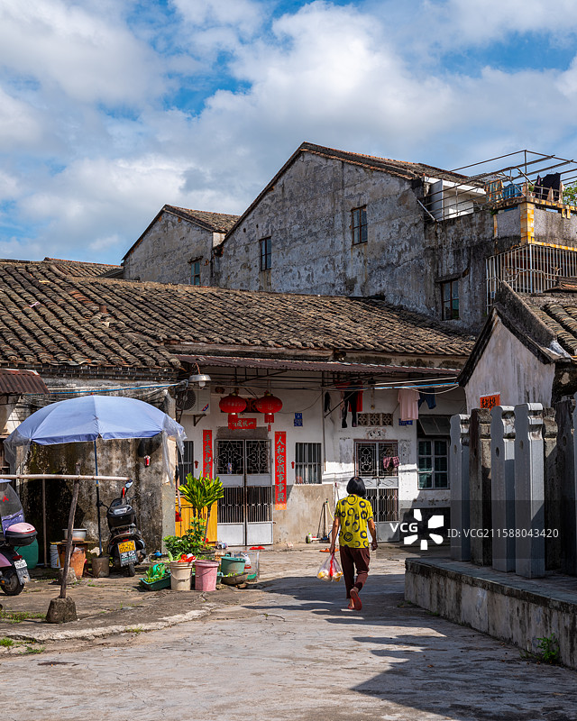 惠东县多祝镇，蔡屋围，平西古道图片素材