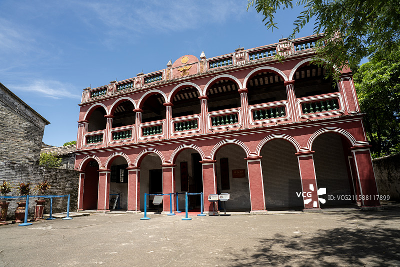 广东省中山市翠亨村孙中山故居，全国重点文物保护单位图片素材