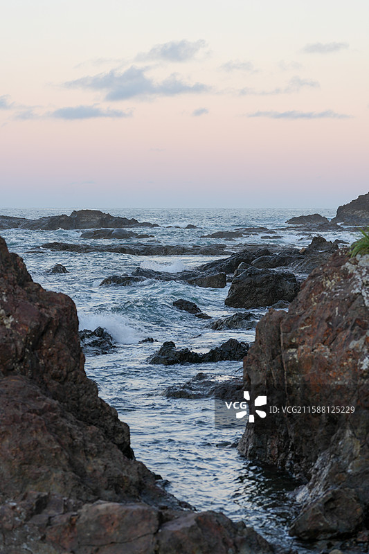 日本和 歌山县 那智胜浦町 弁天岛图片素材