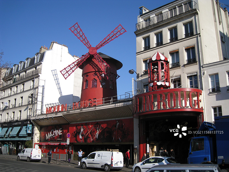 法国巴黎红磨坊图片素材
