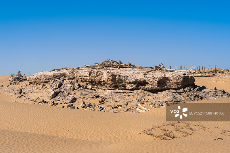 新疆-和田地区-民丰县-尼雅遗址图片素材