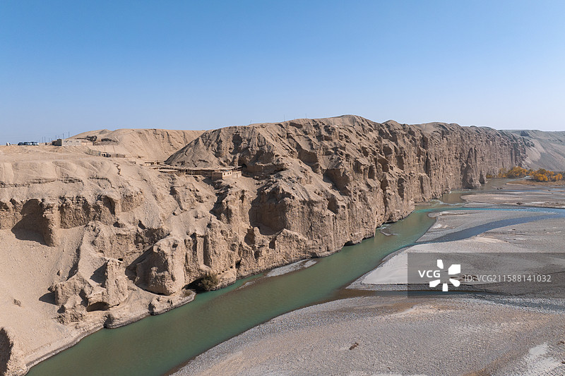 新疆-和田地区-和田县-赞木庙遗址图片素材