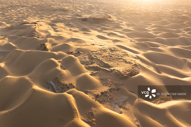 新疆-和田地区-策勒县-丹丹乌里克遗址图片素材