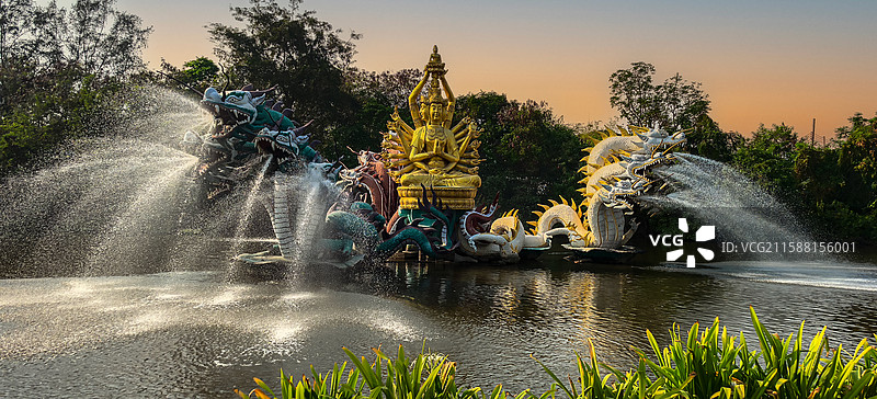 泰国曼谷暹罗古城建筑.图片素材