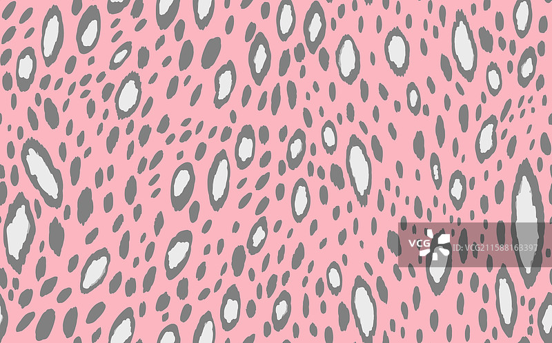 抽象现代豹子无缝图案动物图片素材
