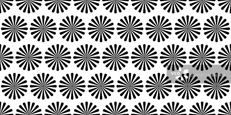 黑白条纹圆圈图案，令人着迷图片素材