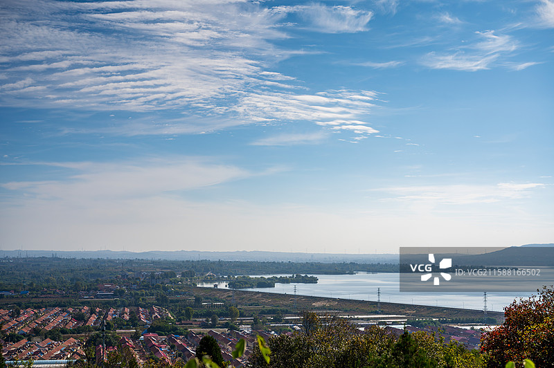 冶源水库之秋日风光图片素材