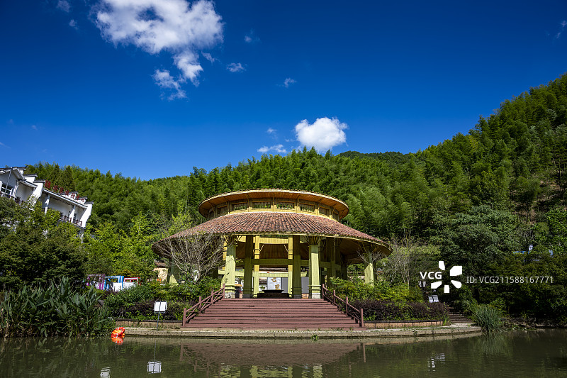 衢州桃源七里景区·云水广场图片素材