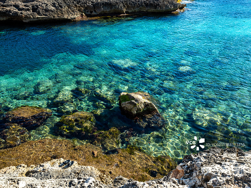 西班牙马略卡果冻海日落图片素材