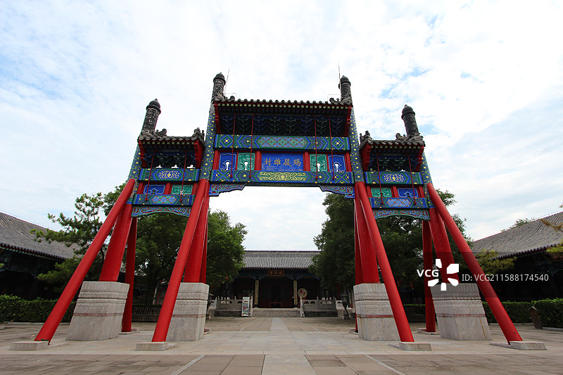 （4A级景点征图）山东省惠民县孙武古城旅游区武定府衙图片素材