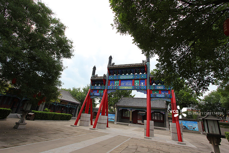 （4A级景点征图）山东省惠民县孙武古城旅游区武定府衙图片素材