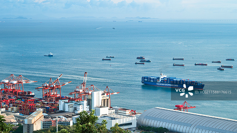 深圳南山妈湾港图片素材