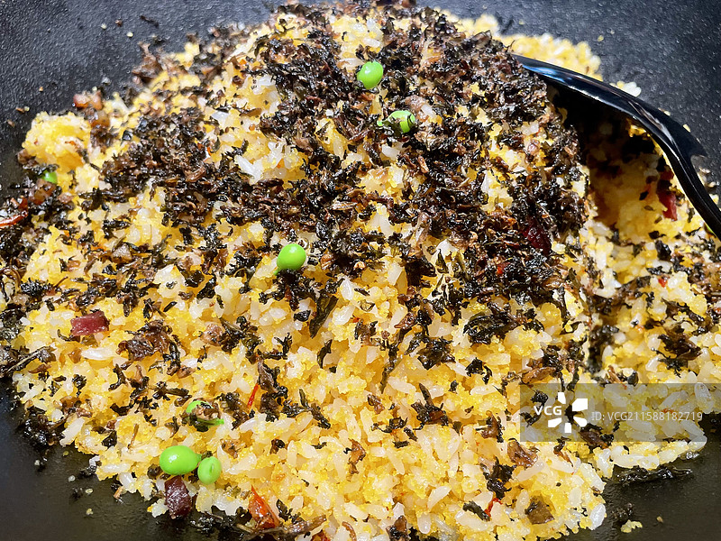 恩施美食-铁锅包谷饭图片素材