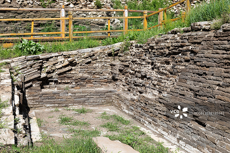 位于内蒙锡林郭勒盟的元上都遗址图片素材