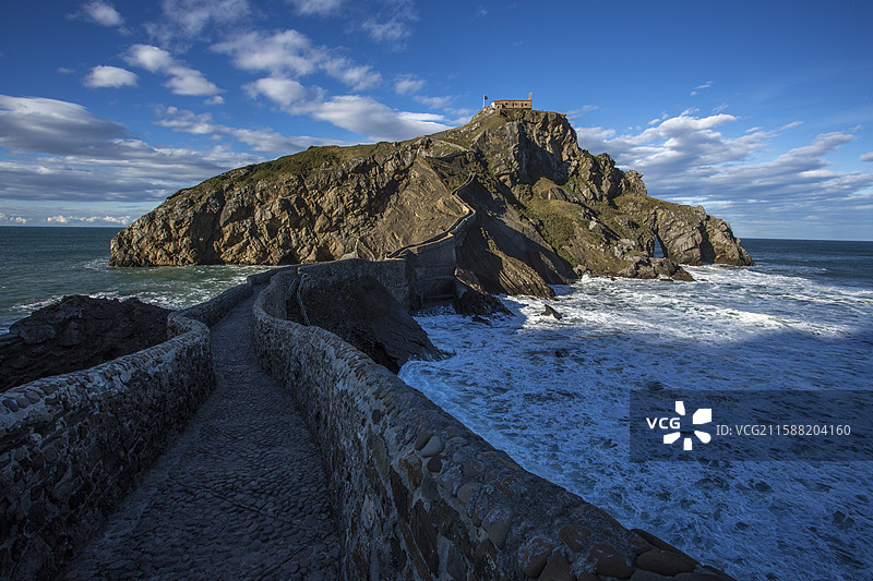 龙石岛 加兹特鲁加特岛图片素材