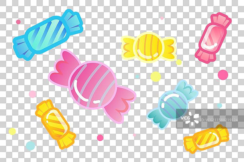 卡通矢量糖果图片素材