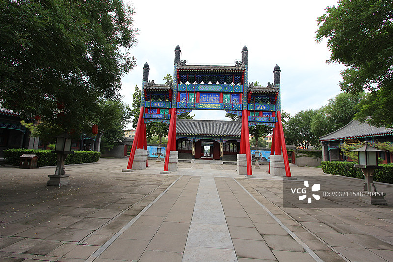 （4A级景点征图）山东省惠民县孙武古城旅游区武定府衙图片素材