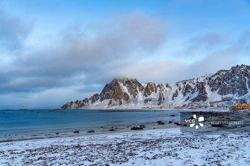 挪威峡湾-特罗姆瑟/安德内斯/senja图片素材